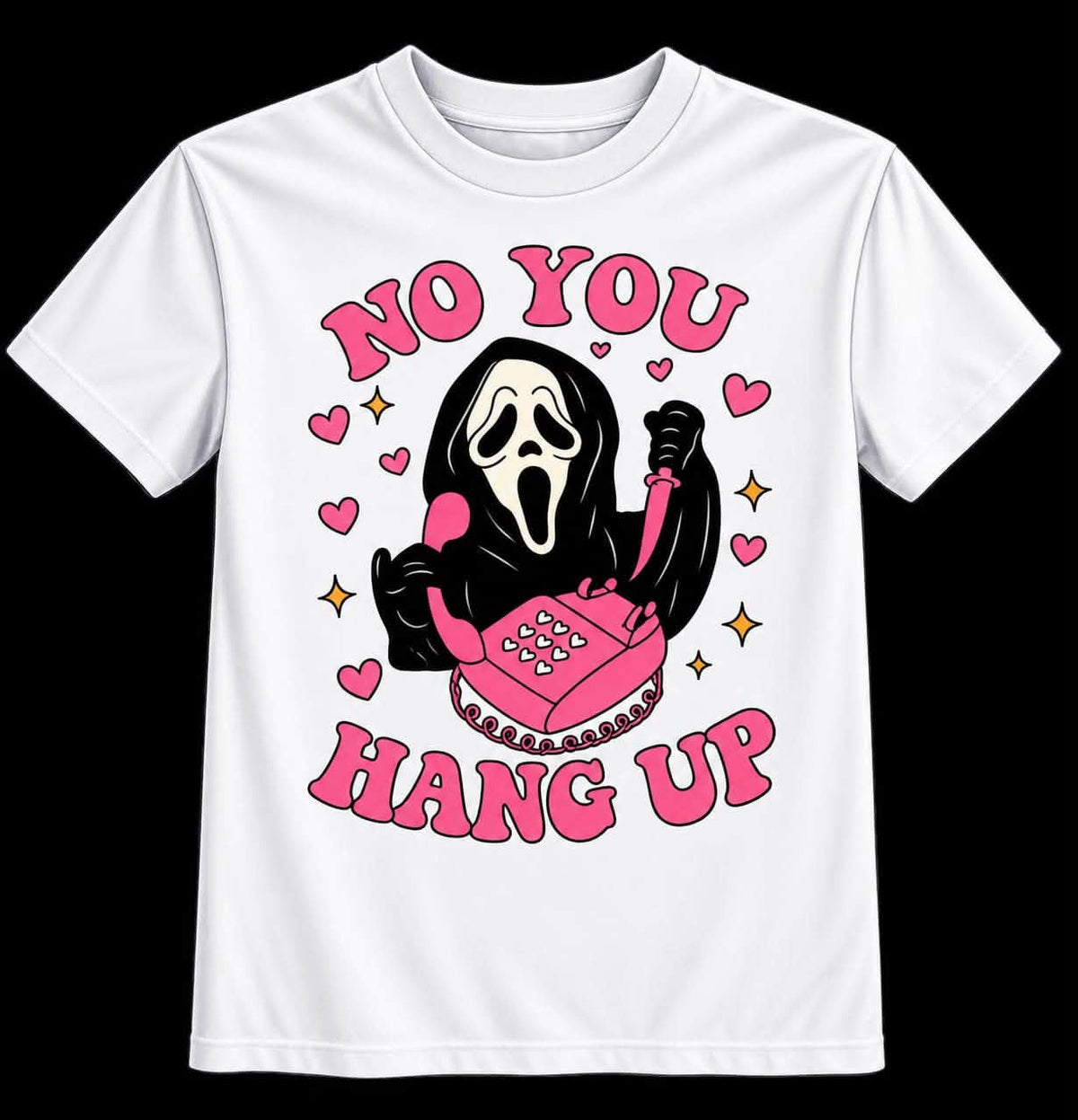 Playera scream corazones