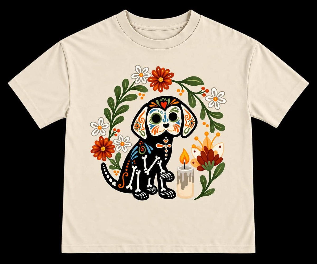 Playera perrito veladora