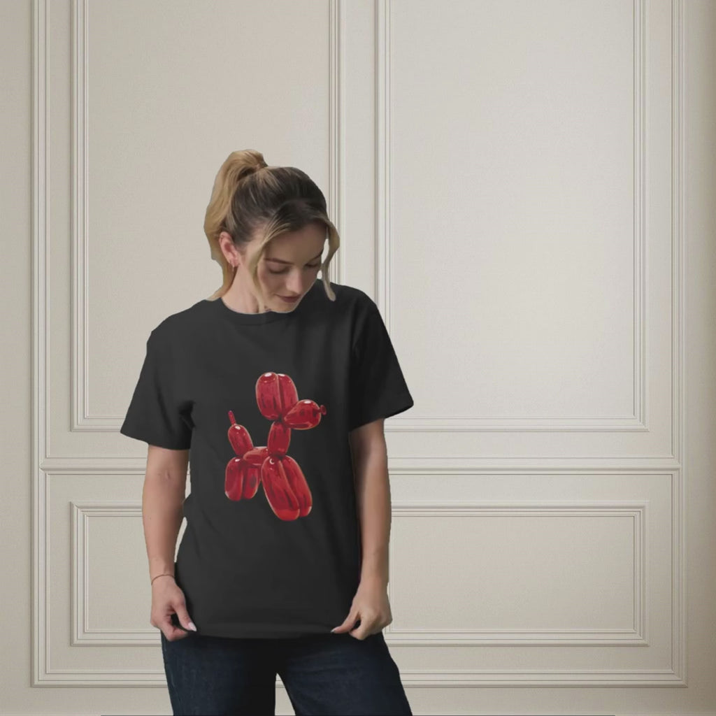 Playera perrito globo